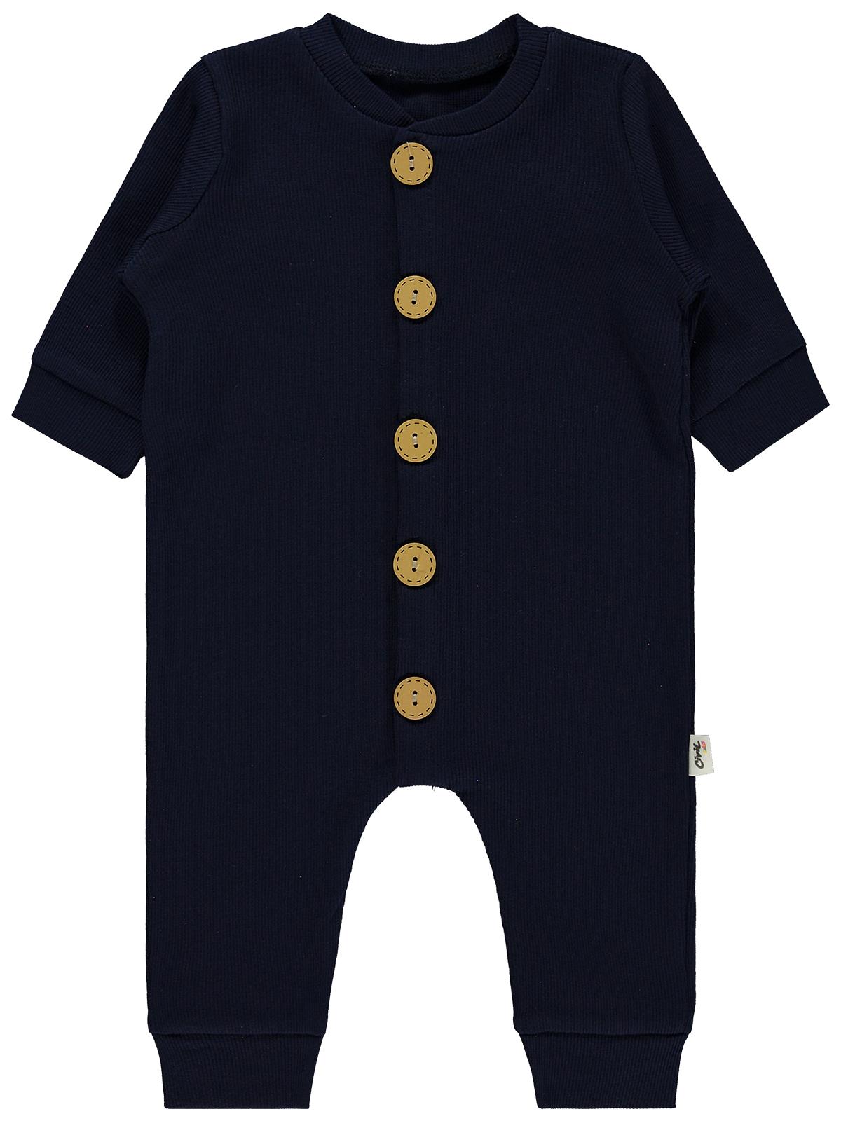 Civil Baby Düz Basic 1-6 Ay Tulum - Lacivert