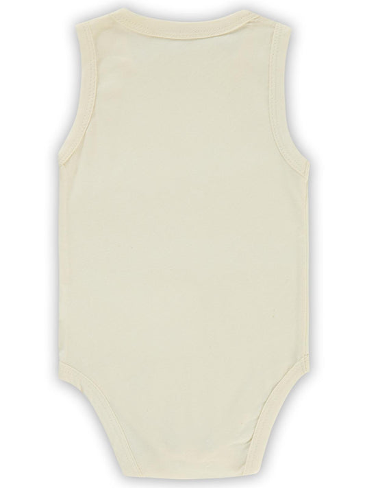 Civil Baby Basic Düz 1-18 Ay Çıtçıtlı Badi - Ekru
