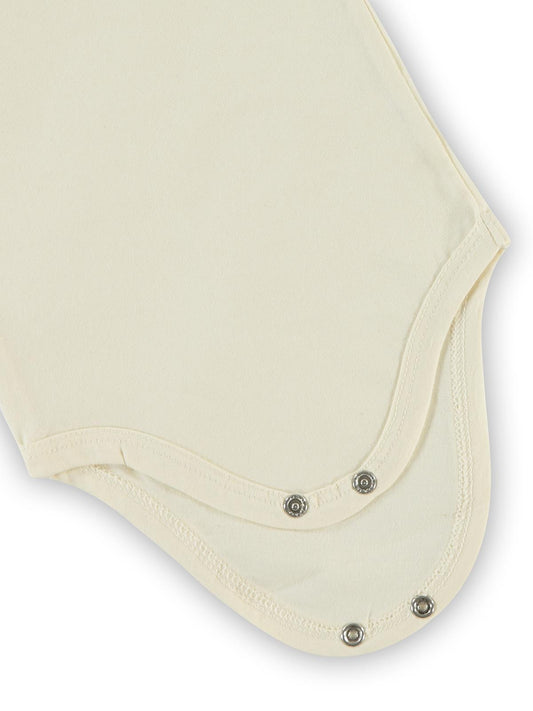 Civil Baby Basic Düz 1-18 Ay Çıtçıtlı Badi - Ekru