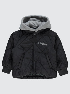 Civil Boys Kapitone Owersize 2-5 Yaş Mont - Gri