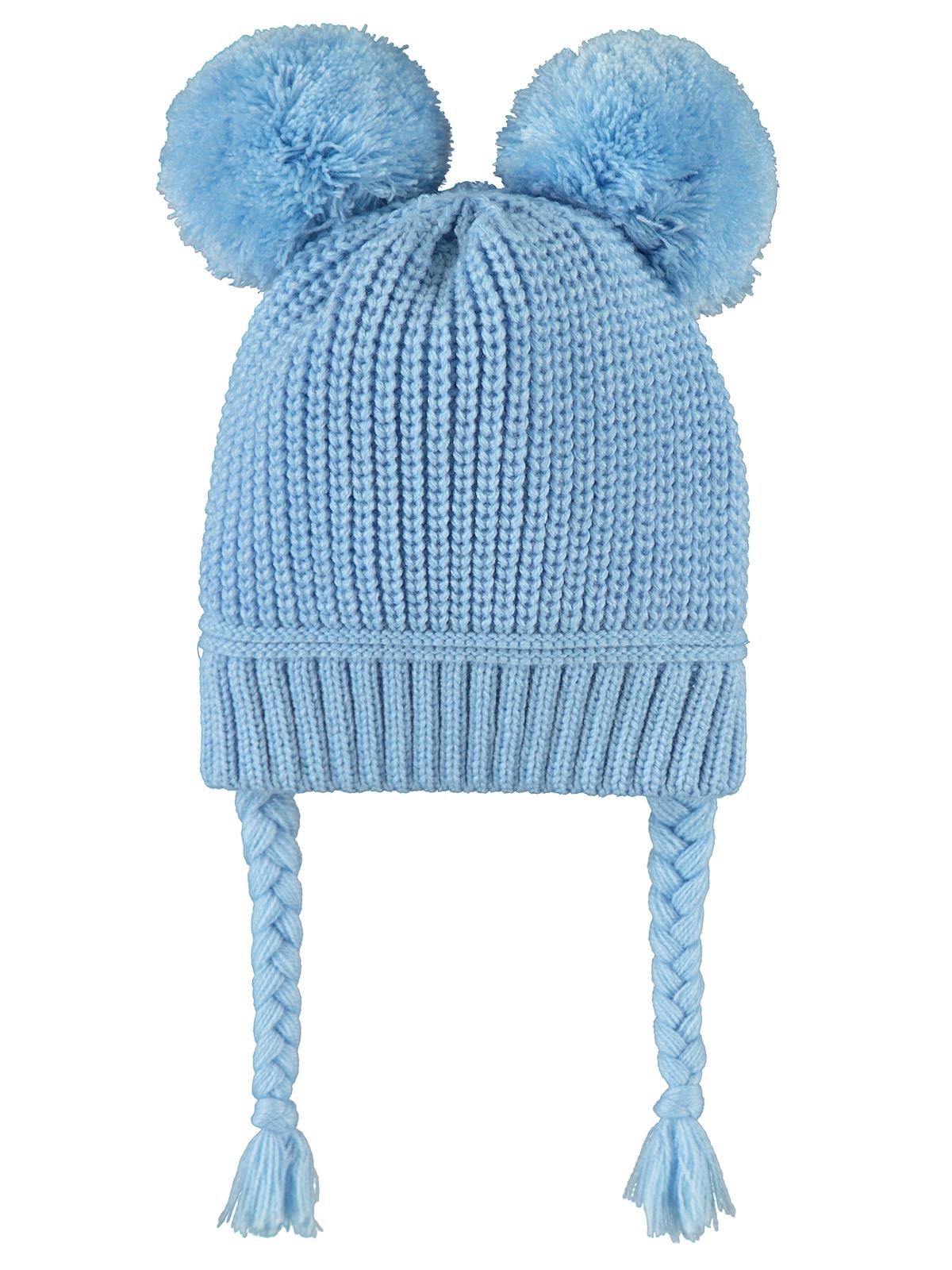 Civil Baby Basic Ponponlu 0-24 Ay Bebek Erkek Bere - Mavi