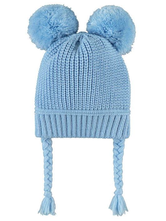 Civil Baby Basic Ponponlu 0-24 Ay Bebek Erkek Bere - Mavi