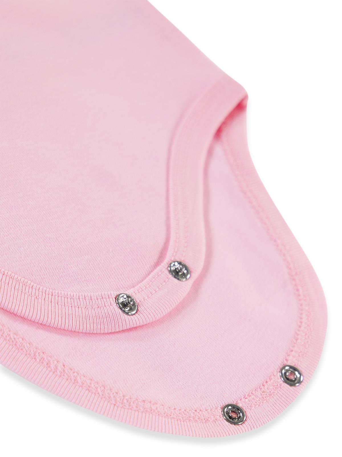 Civil Baby Düz Renkli 1-3 Yaş Çıtçıtlı Badi - Pembe