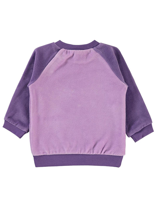 Civil Baby Bulut Baskılı 6-18 Ay Sweatshirt - Lila