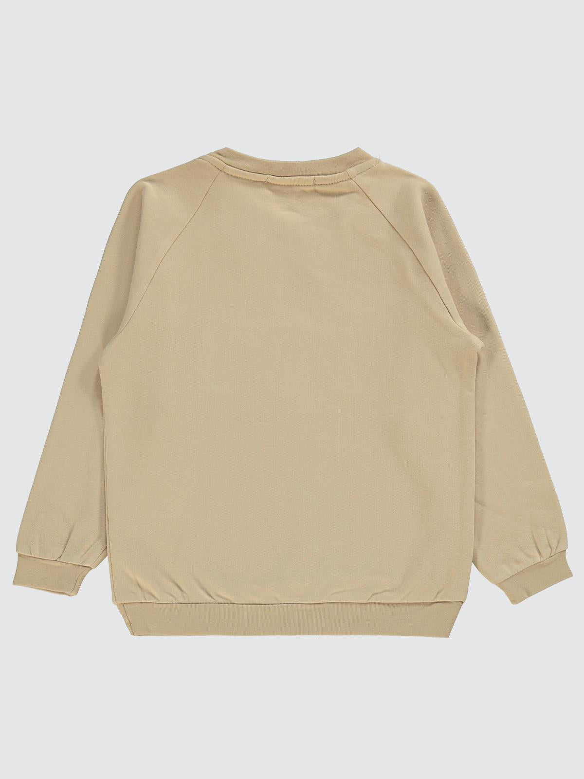 Civil Boys Two Nakışlı 2-5 Yaş Sweatshirt - Bej