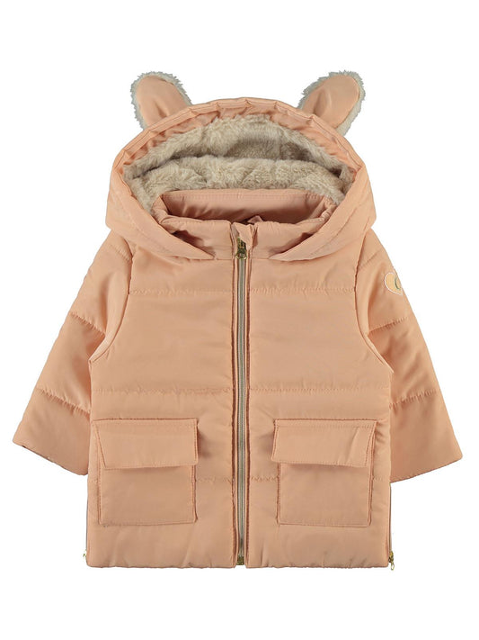 Civil Baby Pelüş Kulaklı 6-18 Ay Mont - Pudra