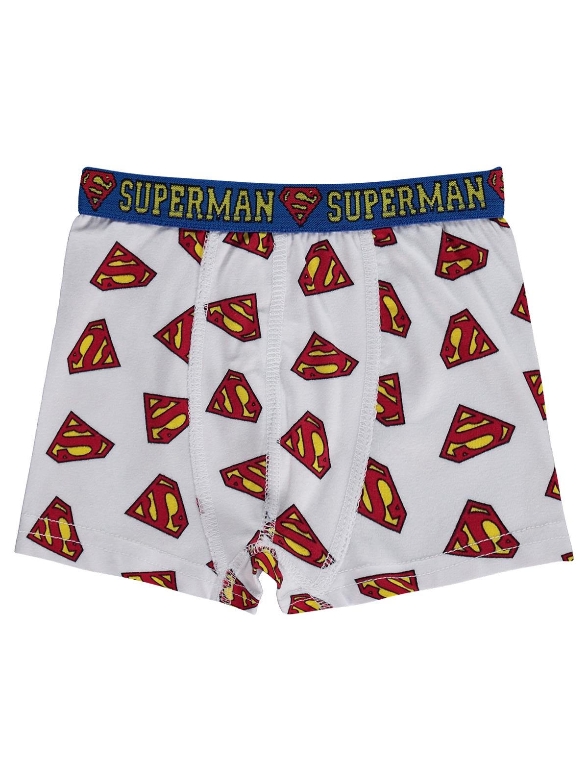 Süperman 2'li Boxer Set | Likralı Süprem Baskılı | Okul Kreş ve Günlük Kullanım