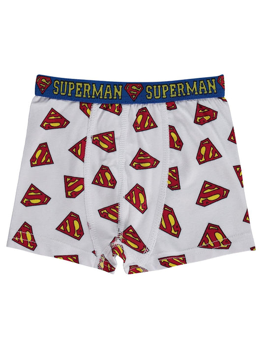 Süperman 2'li Boxer Set | Likralı Süprem Baskılı | Okul Kreş ve Günlük Kullanım