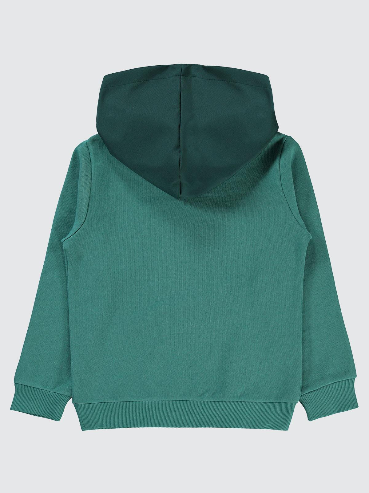 Pierre Cardin PC Baskılı 10-12 Yaş Sweatshirt - Yeşil