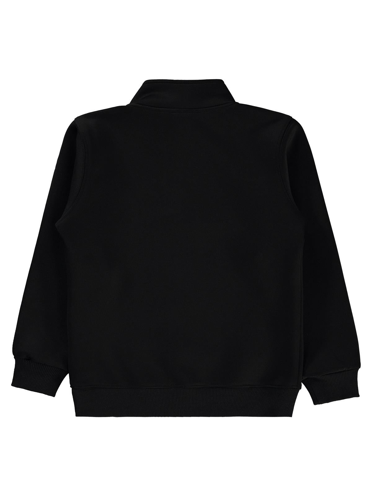 Pierre Cardin Original Baskılı 6-9 Yaş Sweatshirt - Siyah