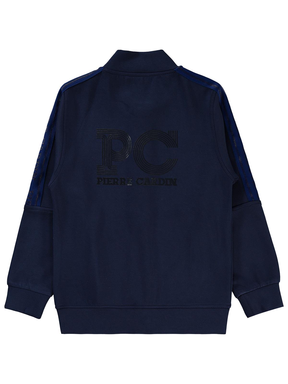 Pierre Cardin PC Baskılı 6-9 Yaş Hırka - Lacivert