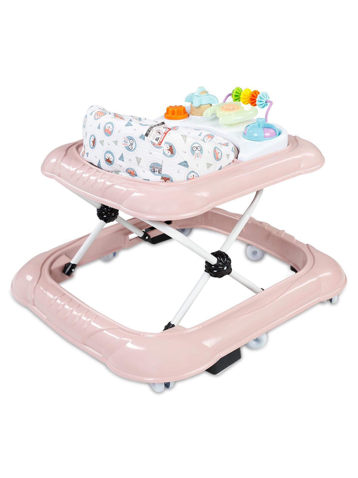 Baby Force Lüks Müzikli Yürüteç - Pudra