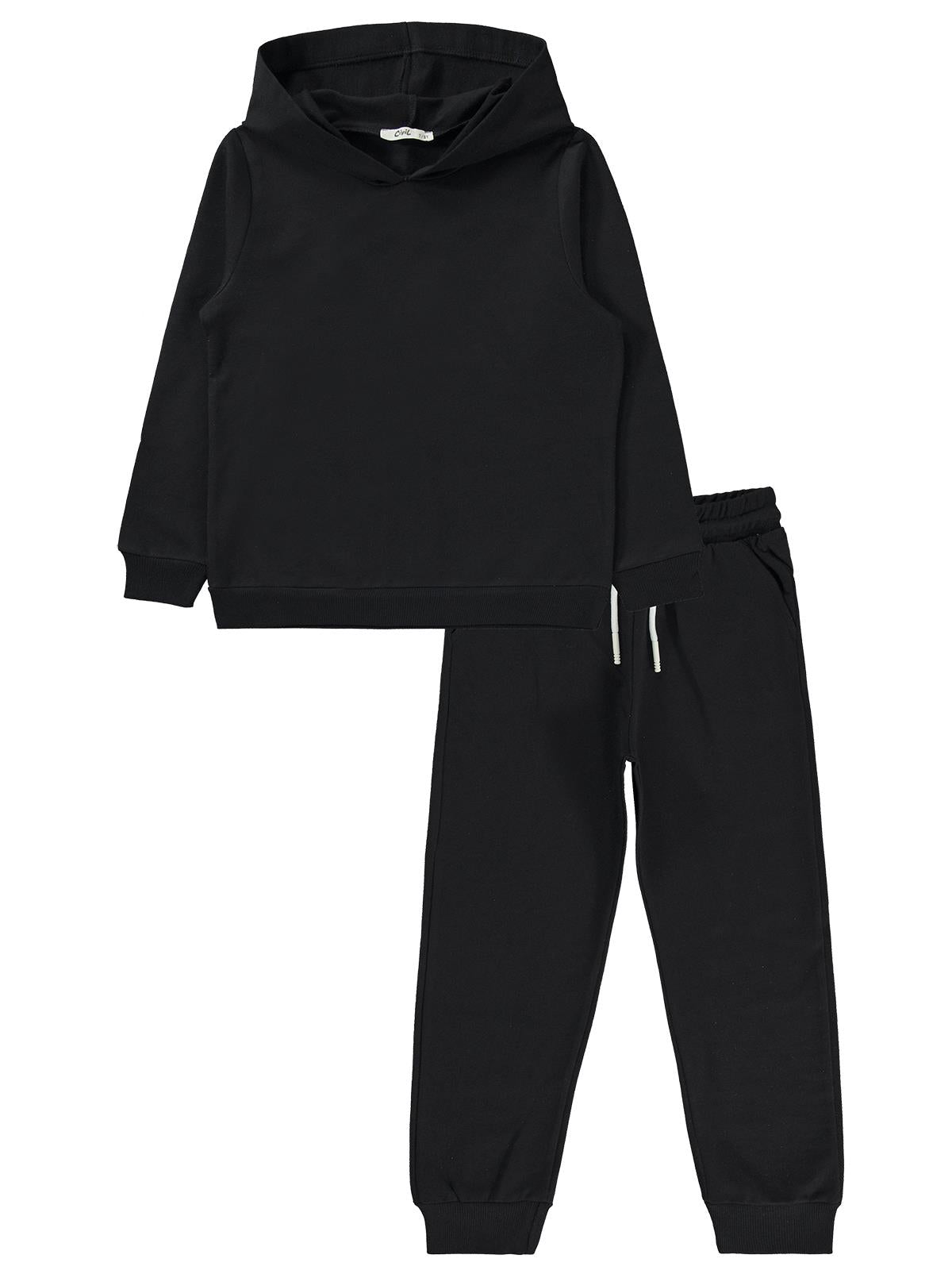 Civil Boys Unisex Basic 6-9 Yaş Eşofman Takımı - Siyah