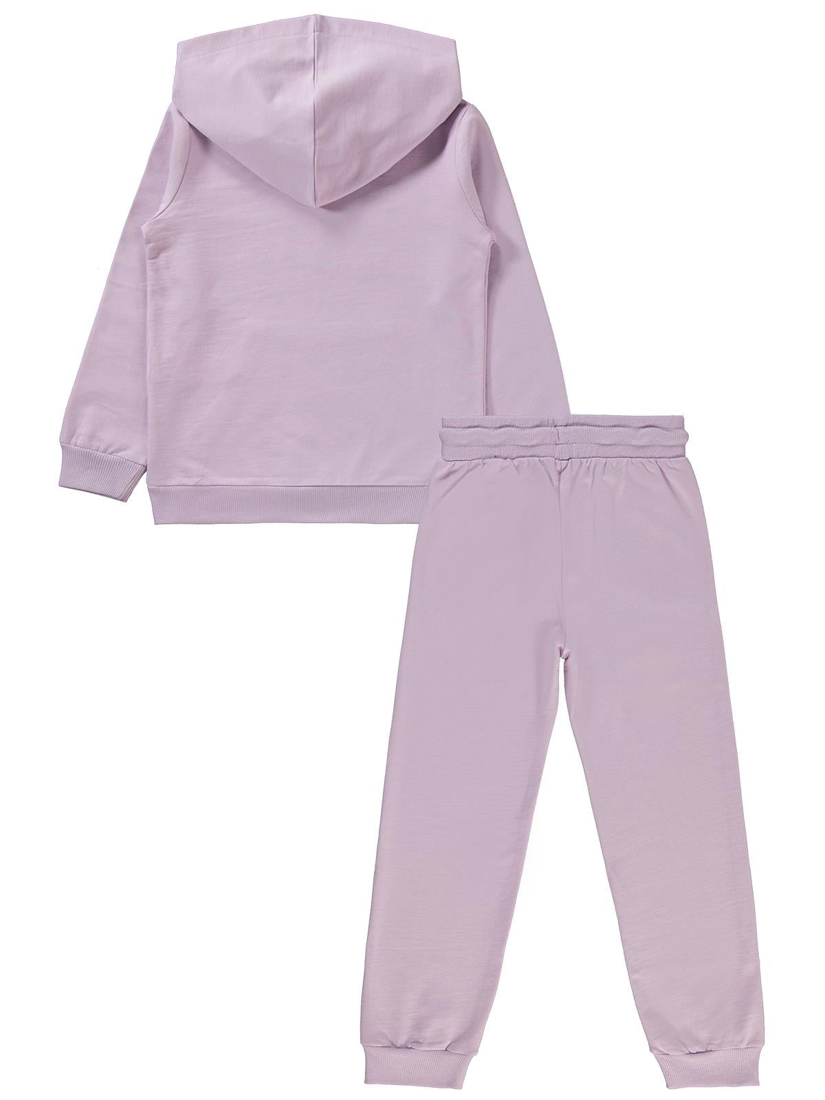 Civil Girls Basic 2'li 10-13 Yaş Eşofman Takımı - Lila