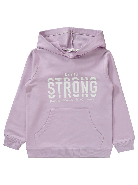 Civil Girls Kız Çocuk Basic 2'li Eşofman Takımı  | 2 İp - 2 İp Uzun Kol | Okul Kreş ve Günlük Kullanım - Lila