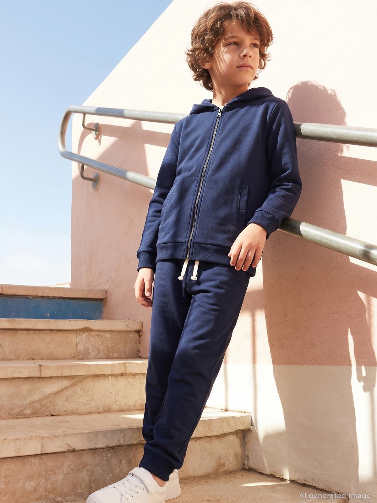 Civil Boys Erkek Çocuk Basic 6-9 Yaş Eşofman Takımı - Lacivert