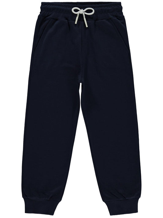 Civil Boys Erkek Çocuk Basic Eşofman Altı  | 2 İp | Okul Kreş ve Günlük Kullanım - Lacivert