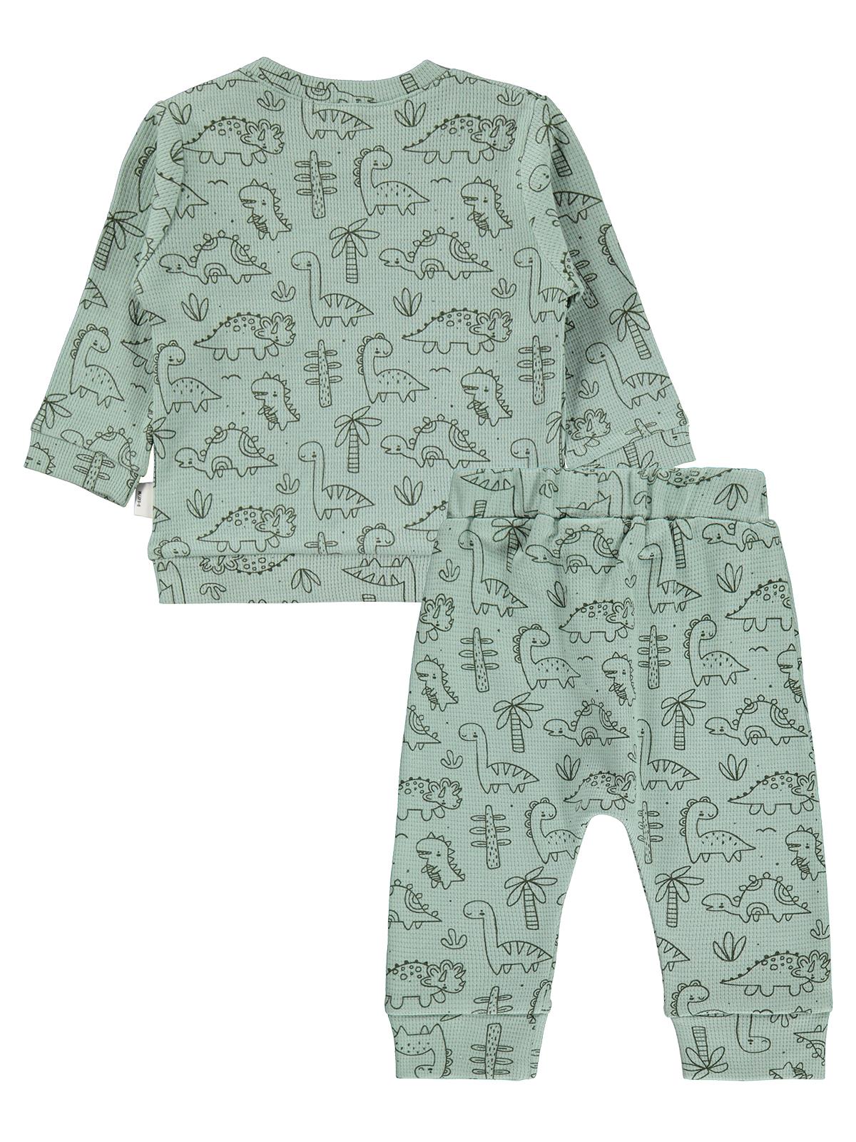 Civil Baby Dinozor Empirme 6-18 Ay Takım - Haki