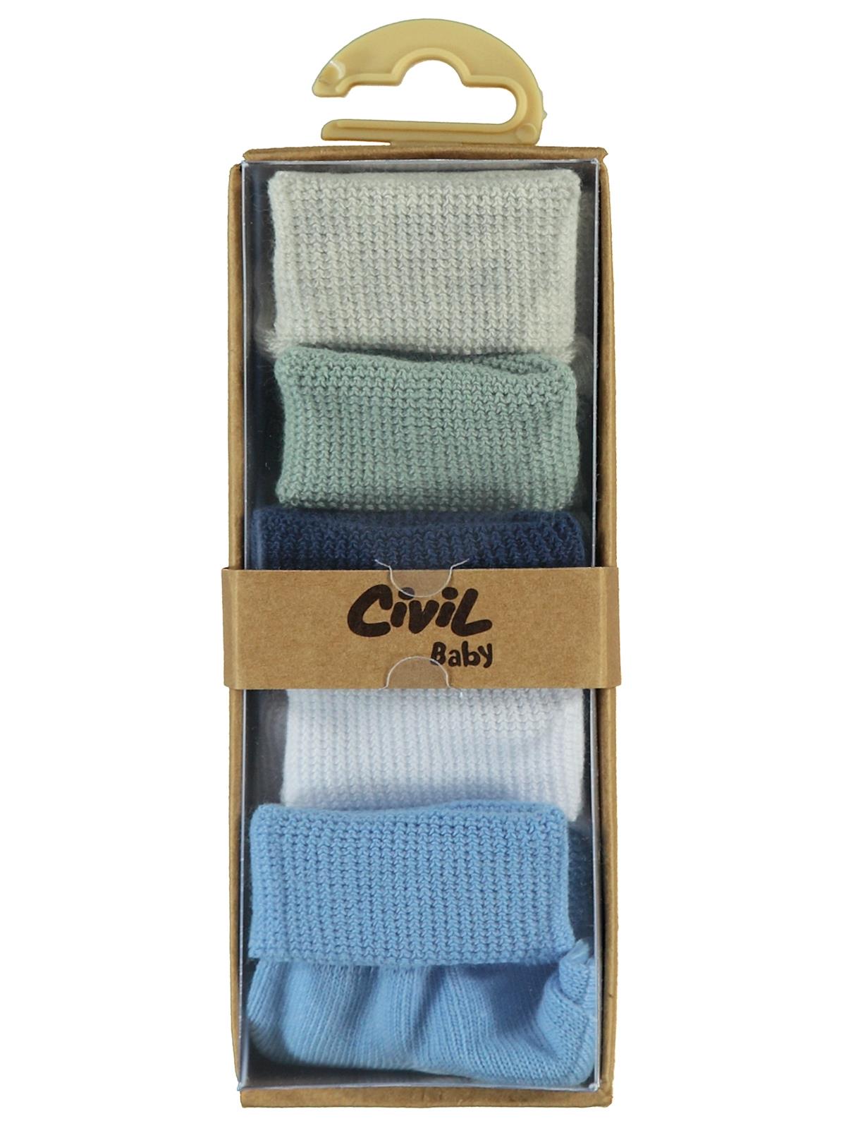 Civil Baby Erkek Bebek 5'li Çorap Set 6-12 Ay