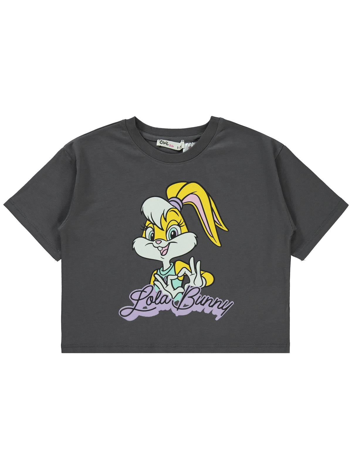 Lola Bunny 6-9 Yaş Tişört - Gri