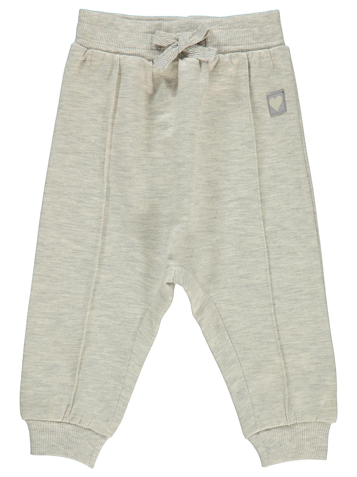 Civil Baby Civil Basic Kalp Etiketli 6-18 Ay Eşofman Altı - Gri