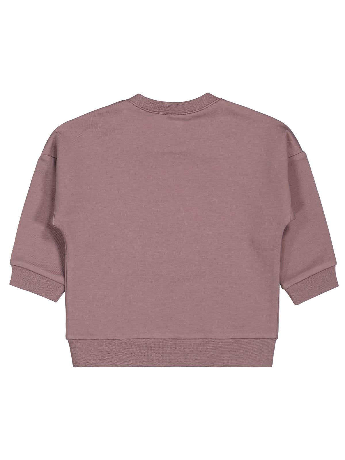 Civil Baby Teddy Baskılı 6-18 Ay Sweatshirt - Lila