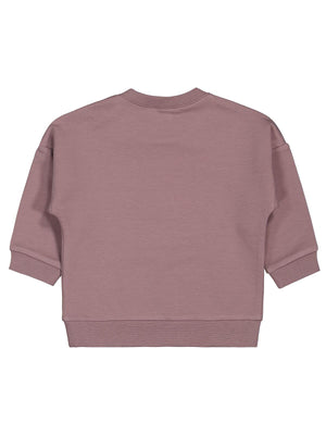 Civil Baby Teddy Baskılı 6-18 Ay Sweatshirt - Lila