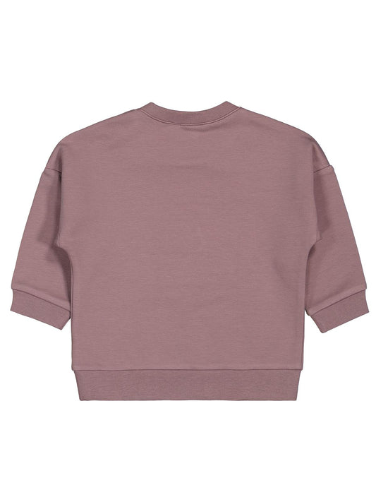 Civil Baby Teddy Baskılı 6-18 Ay Sweatshirt - Lila