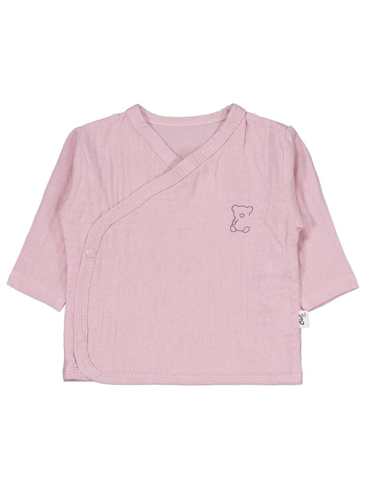 Civil Baby Ayıcık Baskılı Zıbın Takımları - Pembe