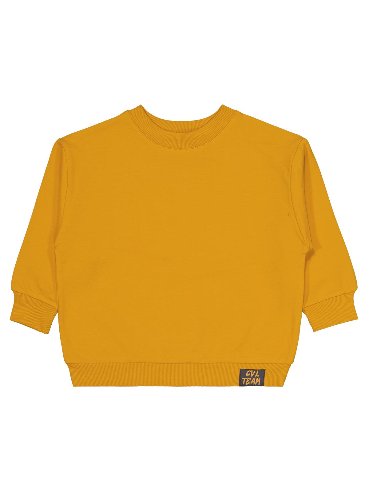 Civil Boys Cvl Team Etiketli 2-5 Yaş Sweatshirt - Hardal