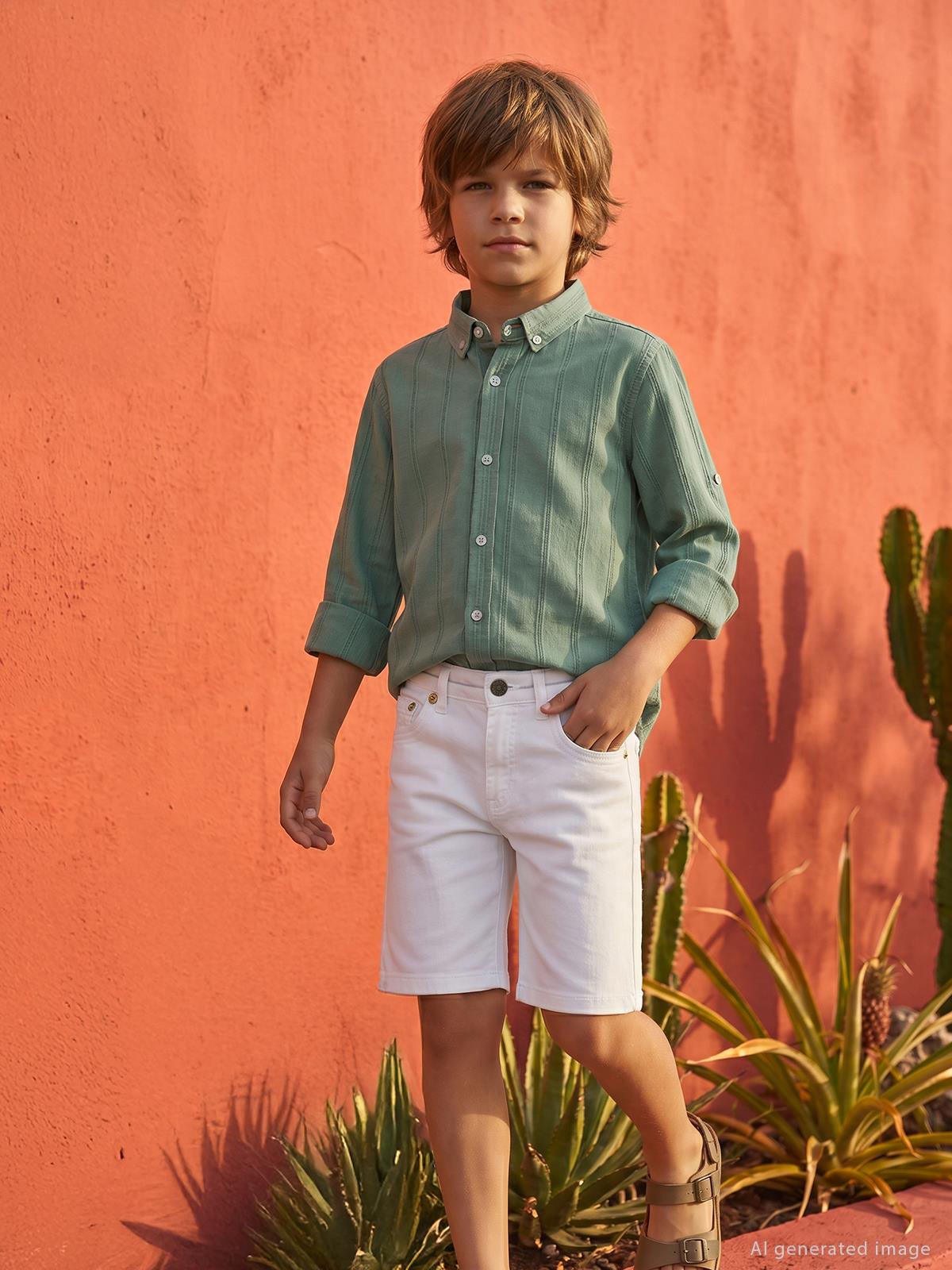 Pierre Cardin Basic 10-12 Yaş Kapri - Beyaz