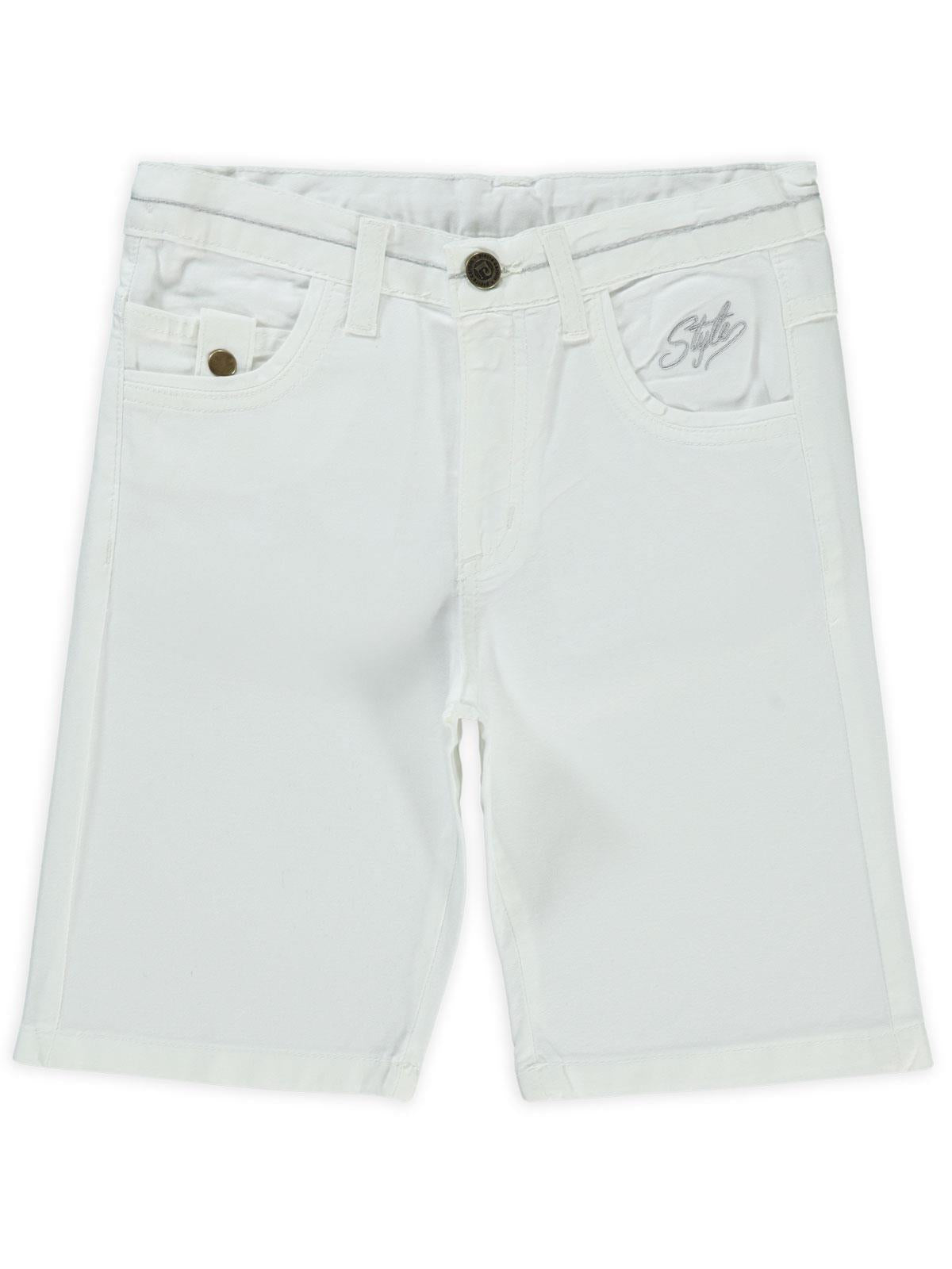 Pierre Cardin Basic 6-9 Yaş Kapri - Beyaz