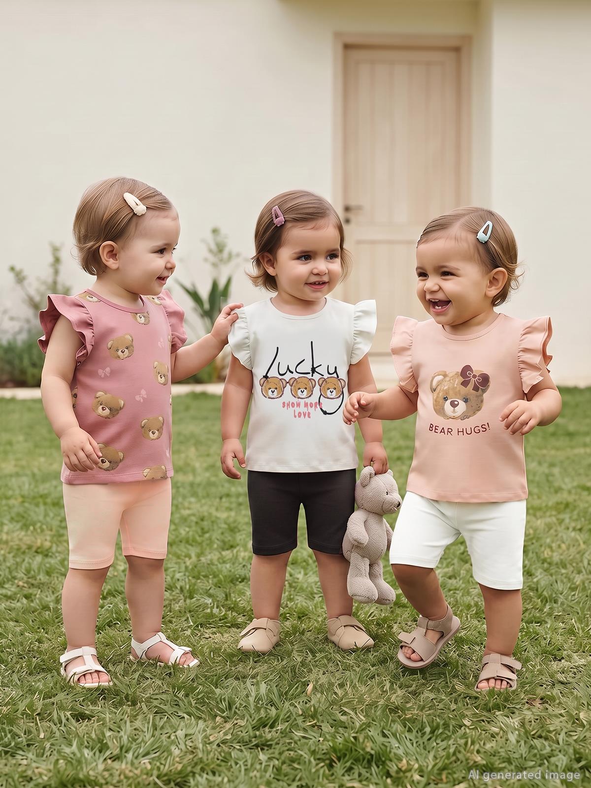Civil Baby Basic 3'lü Kısa 6-18 Ay Tayt