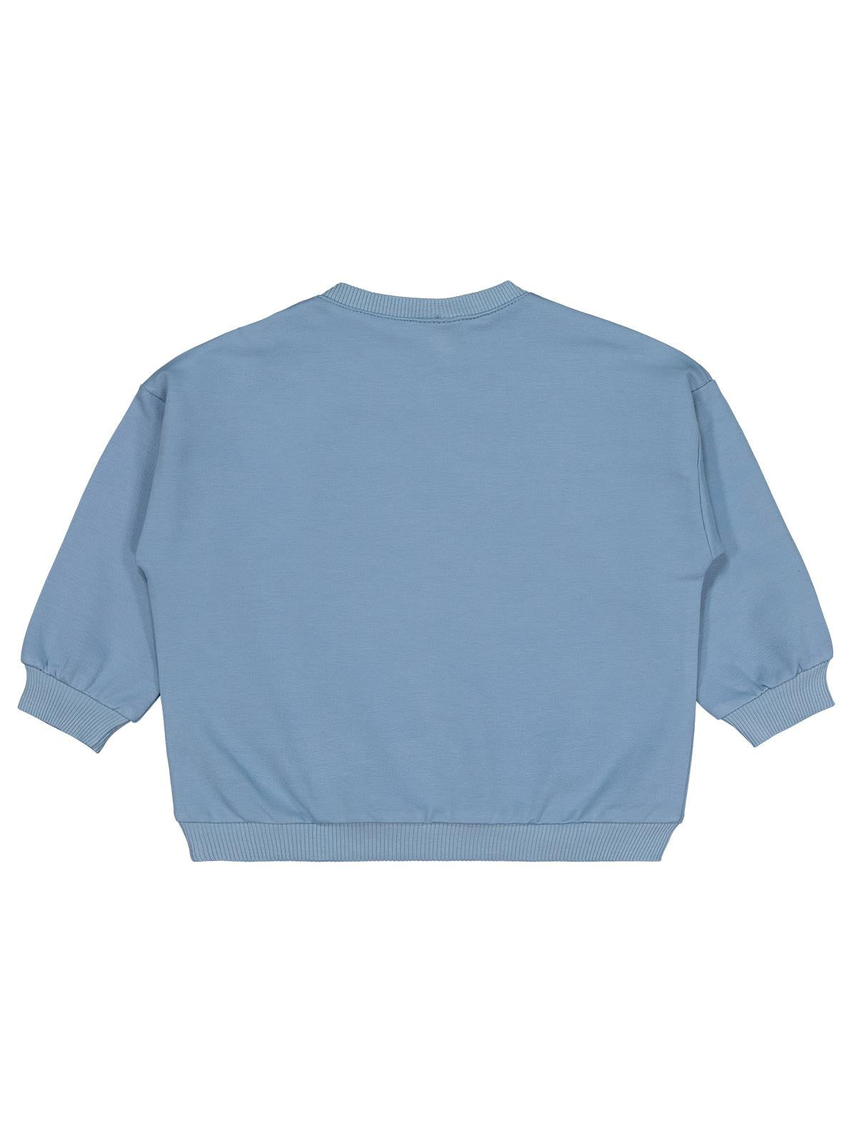 Civil Baby Nice Girl Baskılı 6-18 Ay Sweatshirt - Mavi