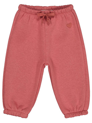 Civil Baby Kalp Nakışlı Basic 6-18 Ay Eşofman Altı - Turuncu