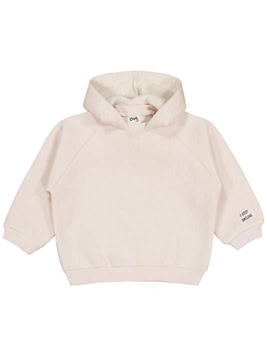 Civil Baby Keep Smiling Etiketli Basic 6-18 Ay Sweatshirt - Bej