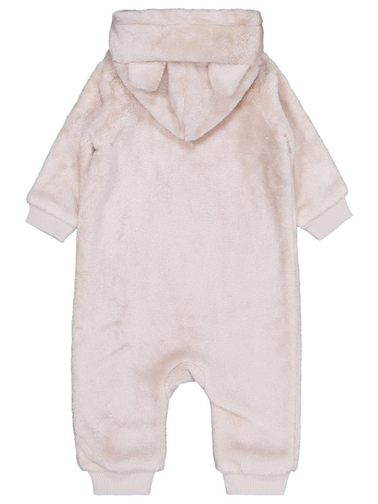 Civil Baby Fiyonk Meow Nakışlı 6-18 Ay Tulum - Bej
