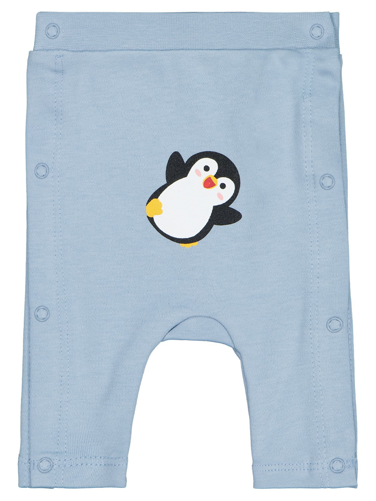 Civil Baby Penguen Emprime  Tek Alt Bebe - Mavi