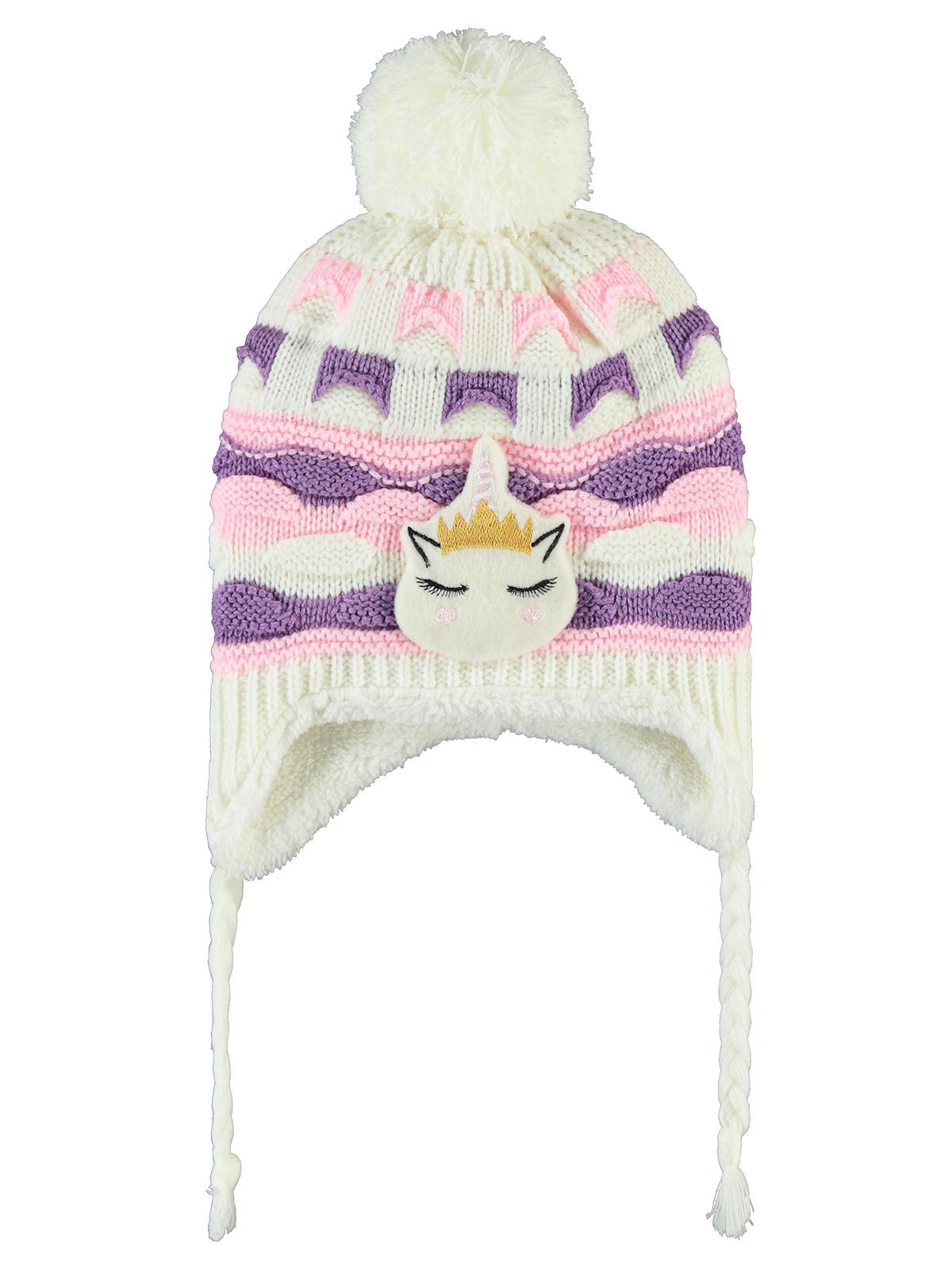 Civil Baby Unicorn Aks. 0-24 Ay Atkı Bere Eldiven Set - Pembe