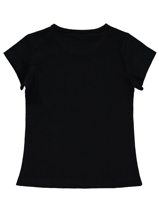 Civil Girls Basic 2-5 Yaş Tişört - Siyah