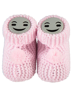 Misket Triko Ponpon Patik - Pembe