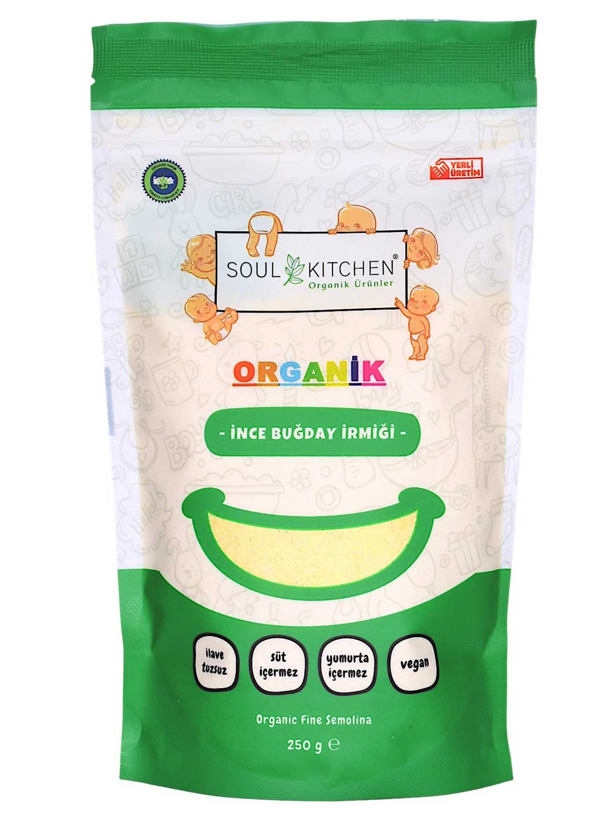 Soul Kitchen Organik İnce Buğday İrmiği 250 GR