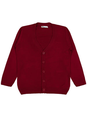 Civil Boys Basic Triko 6-9 Yaş Hırka - Bordo