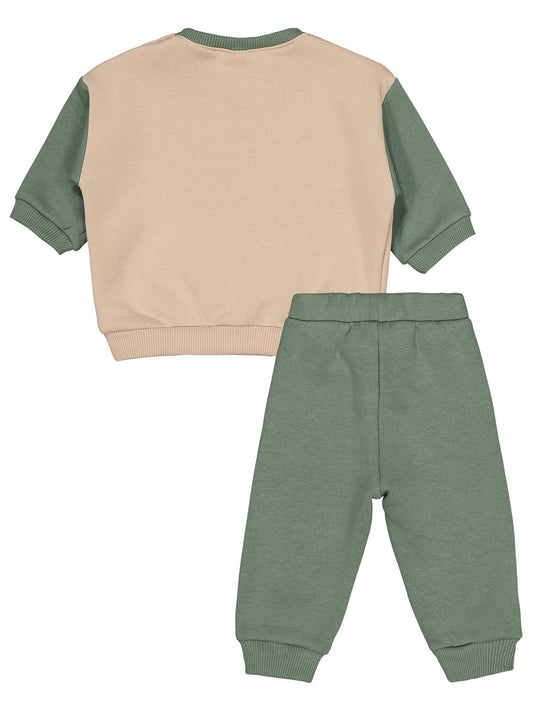 Civil Baby Ayıcık Cepli 6-18 Ay Takım - Haki