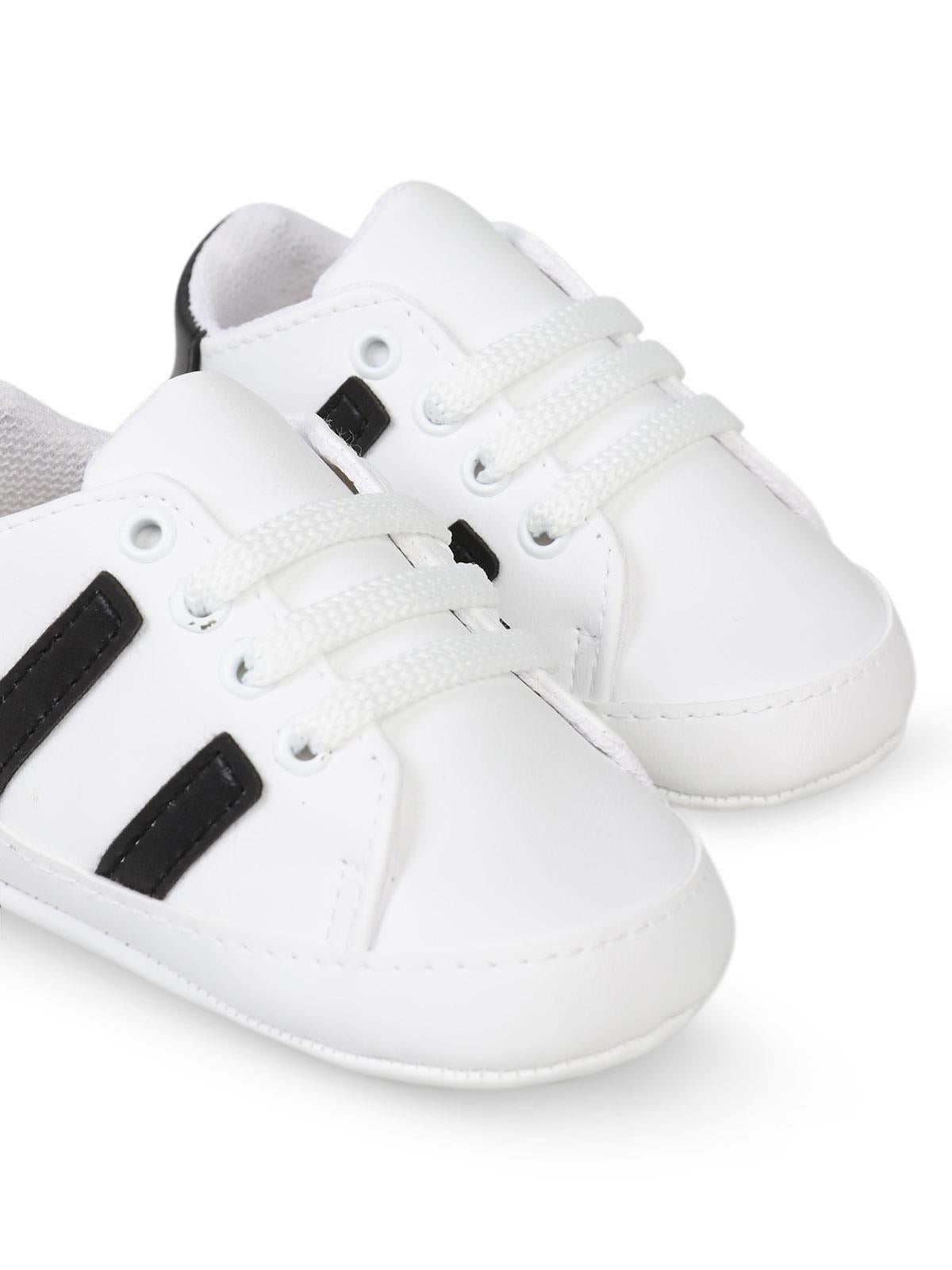 Civil Baby Çizgili 17-19  Numara Patik - Beyaz