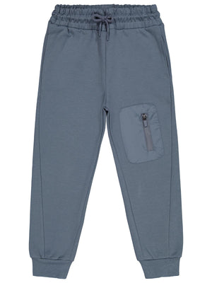 Civil Boys Etiketli - Micro Garnili 6-9 Yaş Eşofman Altı - Gri