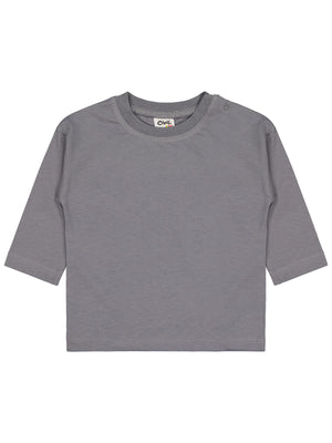Civil Baby Basic 6-18 Ay Sweatshirt - Gri
