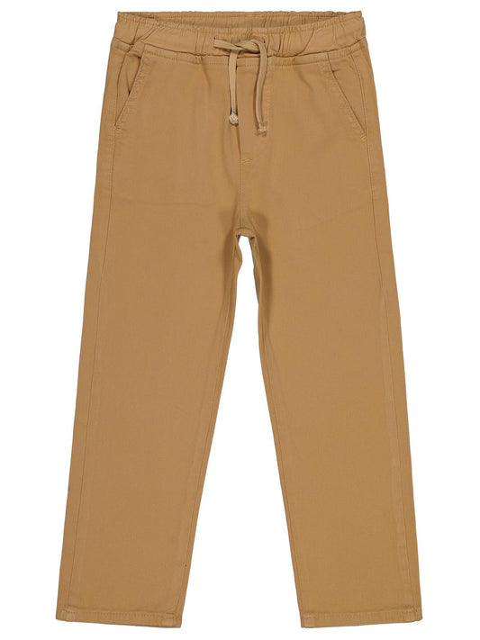 Civil Boys Beli Lastikli Chinno 6-9 Yaş Pantolon - Kahverengi