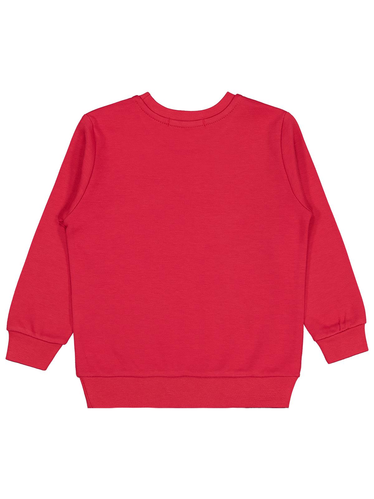 Civil Girls Kız Çocuk Düz 2-5 Yaş Sweatshirt - Kırmızı