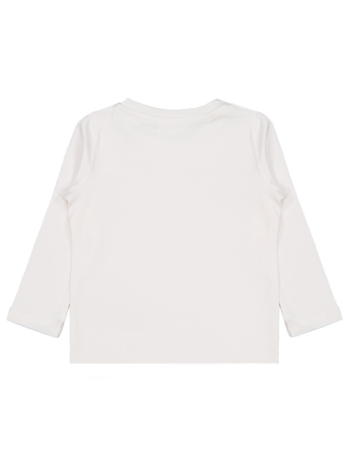 Civil Girls  Kız Çocuk Basic Sweatshirt | Likralı Süprem Uzun Kol | Okul Kreş ve Günlük Kullanım - Ekru